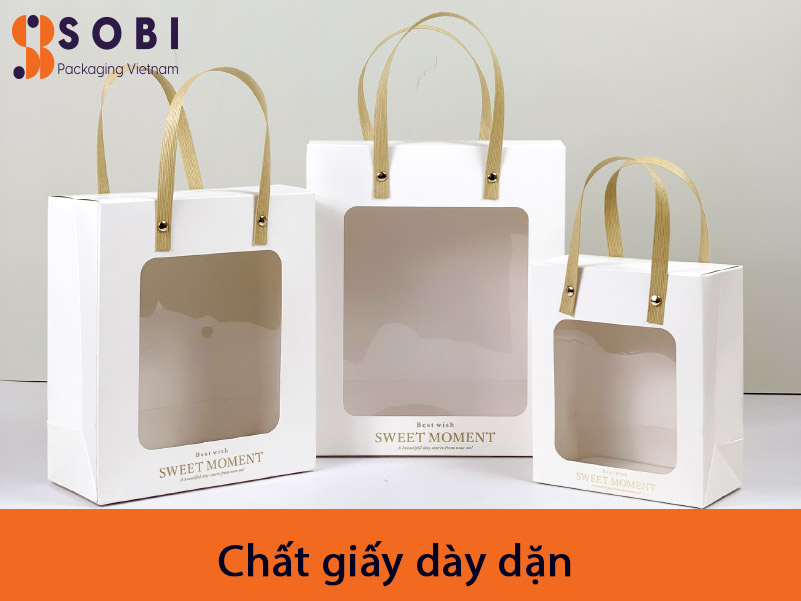 Chất giấy làm túi dày dặn